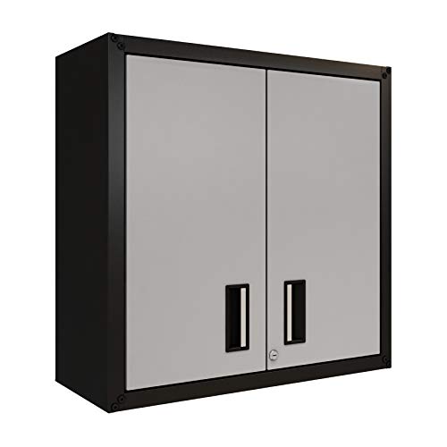 itbe Floating Garage Storage Cabinet - Heavy-Duty Wall Mount Steel