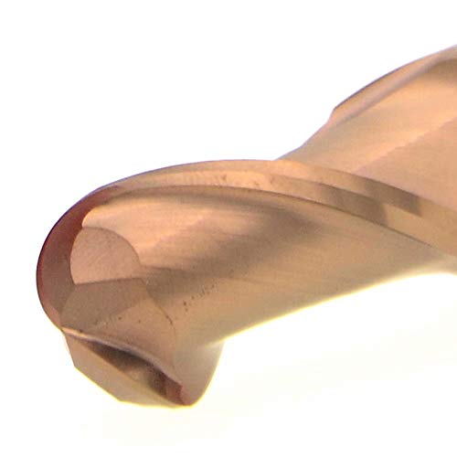 Maifix 2 Flauto HRC55 R1.0x4xD4x50 Codolo con testa a sfera Set di frese a controllo numerico Set di punte in acciaio al tungsteno Fresa a punta tonda