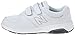 New Balance womens 813 V1 Hook and Loop Walking Shoe, White, 8.5 Wide US