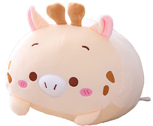 COSGOO Cute Plush Deer Stuffed Squishy Animal Cylindrical Body Pillow,Super Soft Hugging Toy Kids Kawaii Deer Gifts for Bedding Decor or Home Decor...