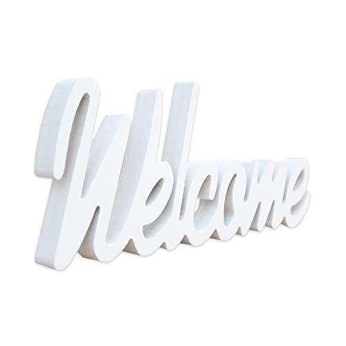 Rebecca Mobili Scritta welcome, targa decorativa