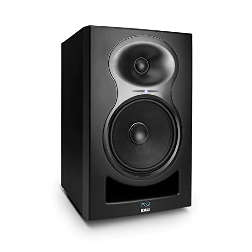 Image of Kali Audio LP-6 V2 6.5-inch Powered Studio Wired Monitor with 1 inch Soft-Dome Tweeter, 3-D Imaging Waveguide, Low-Noise Port Tube, Boundary EQ, and LF /HF Trims - Black (Single)