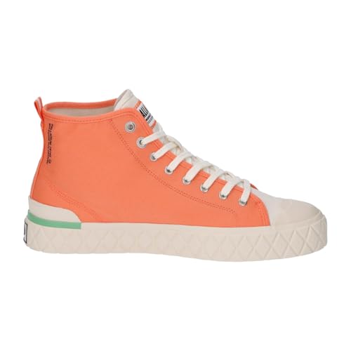 Image of Palladium Unisex Palla Ace Mid Organic Canvas Lace Up Sneaker