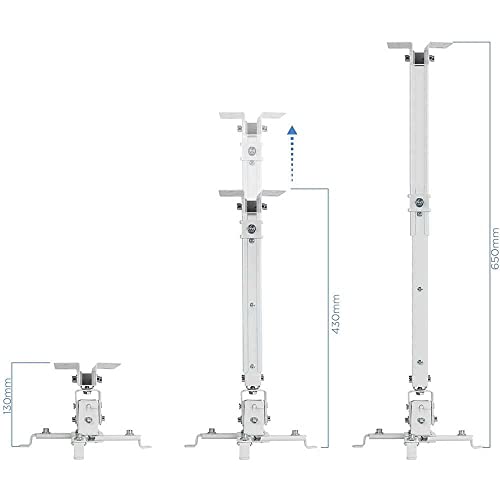 Miniatura 2 de Tooq Pj2012t -Soporte De Techo Para Proyectores, Blanco