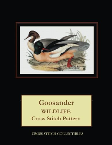 Goosander: Wildlife Cross Stitch Pattern