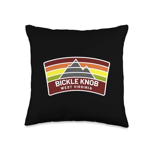 Bickle Knob West Virginia Mountains WV Vacation Souvenir Throw Pillow