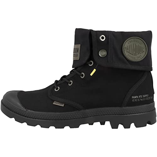 Palladium Mixte Pampa Baggy Supply Sneaker Boots, Noir, 42 EU