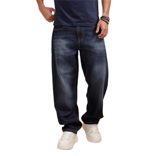 Image of WROGN Men's Loose Fit Jeans | Mid Rise | Jeans for Man