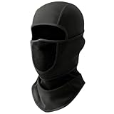 バラクラバ フェイス スキー マスク メンズ レディース フリース 冬 フェイスカバー 寒い天候 スキー アウトドア 仕事用, ブラック, One Size