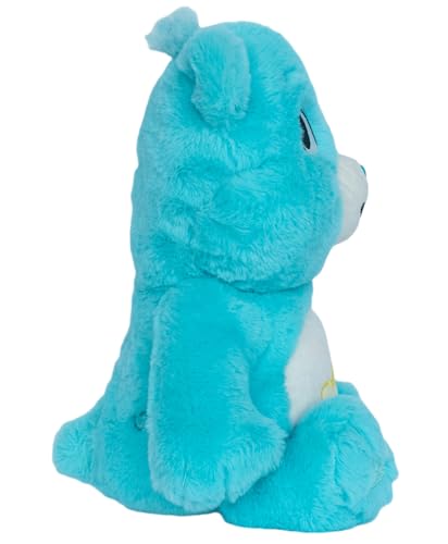 Image of Mirada Care Bears Wish Bear - Cyan Plushie Perfect Stuffed Animal, Birthday Gift, Super Soft and Cuddly - Good for Girls and Boys, Collectors - 35cm