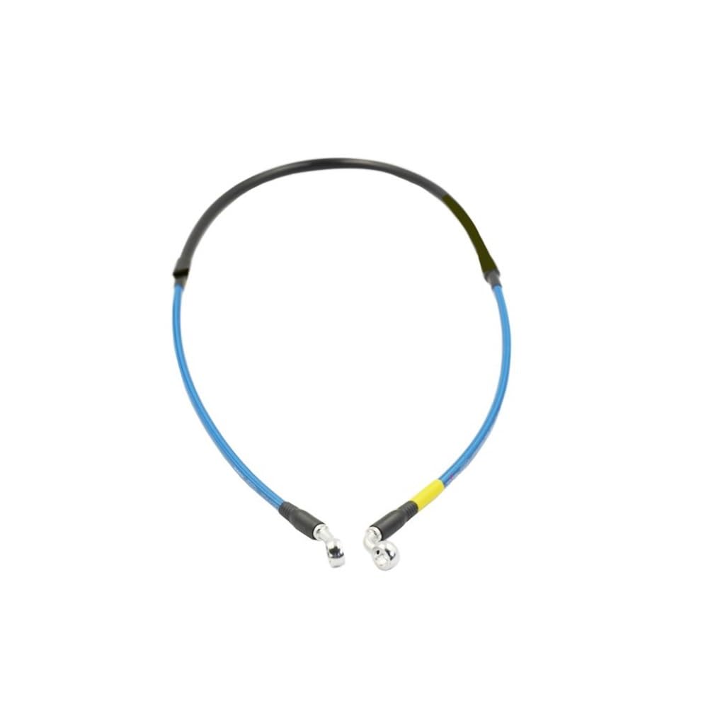 Flessibile olio Tubo Moto Intrecciato Freno Anteriore 1250 Millimetri Tubi Di Olio Tubo Del Carburante Tubo Cavi 25-25/90-25 Gradi Per KAYO ATV Dirt Bike Moto Tubo Idraulico Freno(Elbow 25-25 Red)