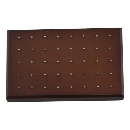 Buerjia Support en Bois pour Clous d'oreilles, Piercings, Présentoir à pour Le Corps, Organisateurs D'Accessoires Élégants, Support Pratique pour Bagues à Lèvres