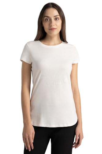 Image of Van Heusen Women's Cotton Regular Fit T-Shirt