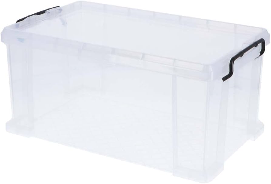 Amazon.co.jp: コーナンオリジナル 重なる収納ケース(フタ付き