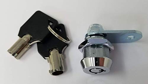 image for Admiral Locks 5/8” Tubular Cam Lock, Keyed Alike Removable Key RV Co