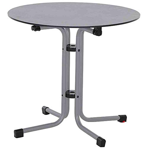 Siena Garden Klapptisch Sola Ø 80 cm silber