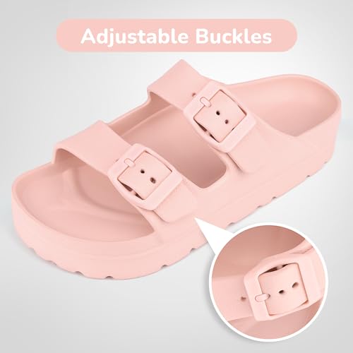 Kids Slides Sandals Adjustable Buckle Boys Girls Slides for Beach3