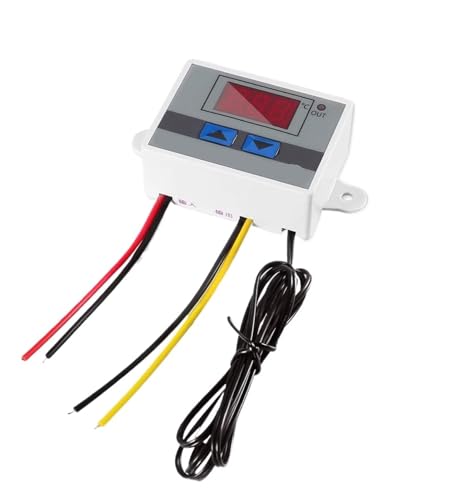 Controlador de temperatura digital LED XH-W3001 12V mini termostato calefacción refrigeración