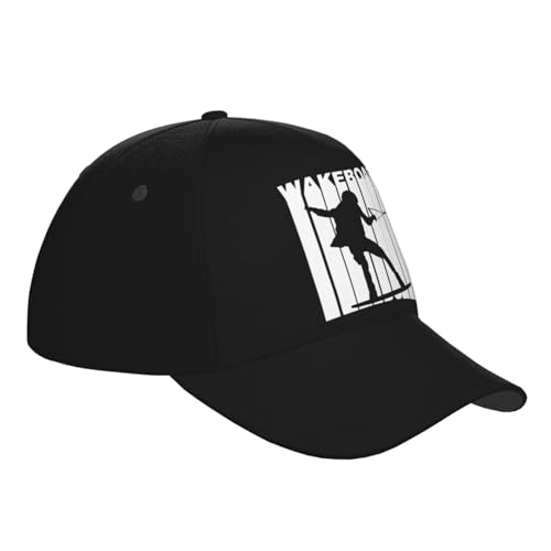 Silhouette Wakeboard Baseball Hats for Men and Women - Classic Adjustable Hats3