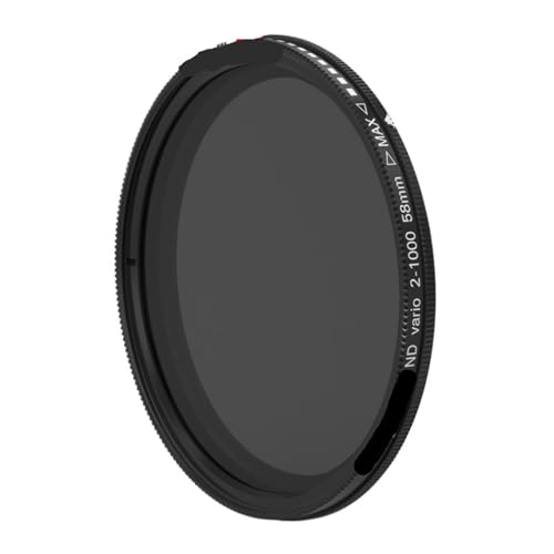 Filtro de densidad neutra variable para fotografía de paisajes nítidos con cámaras Canon 7