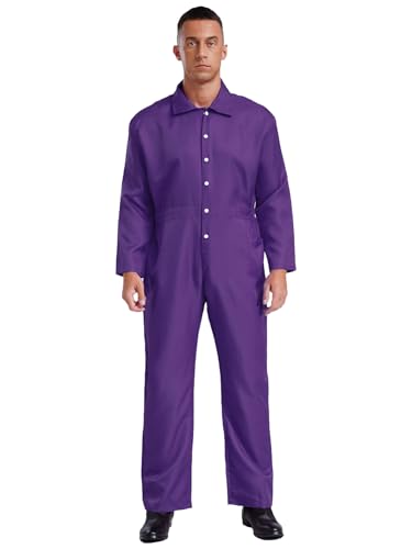 Mono de mecanico con cremallera frontal y bolsillos amplios traje de proteccion comodo S-3XL