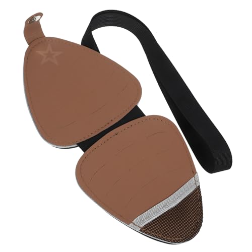BIUDECO Leather Guitar Pick Storage Bag Hold Picks Durable Leather Design Compact and Portable Guitar Accessory Present for Guitar Enthusiasts