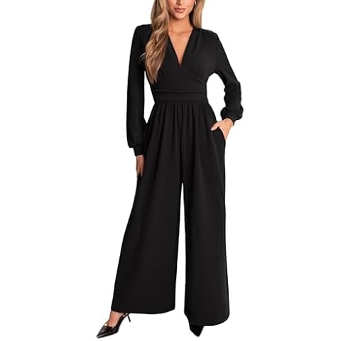 Combinaison CUPSHE Noir avec col en V Cover