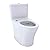 TOTO CST646CEMFGAT40#01 Aquia IV 1-Piece Elongated Dual Flush 1.28 & 0.8 GPF WASHLET+ & Auto Flush Ready Toilet w/CEFIONTECT (Cotton White)