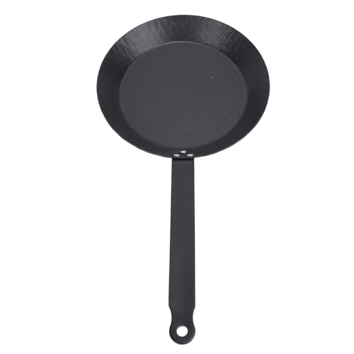 TOPINCN Carbon Steel Frying Pan Skillet - Nonstick Pre-Seasoned Cookware with Comfortable Grip for Perfectly Cooked Steak, Eggs, Fish, and Vegetables (28cm) - Image 5