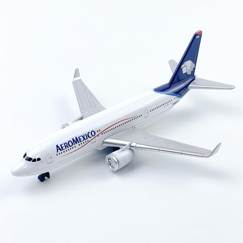 WngAur Airplane Model, Aeromexico Aircraft Die-cast Metal Planes Suitable for Collection and Desktop Decor