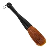 DECORNIJIA Pincel de Caligrafía China Grande de 3 Pulgadas Cerdas de Pelo Natural, Pluma de Tinta para Pintura Sumi y Escritura Artística, Adecuado para Práctica y Técnicas Profesionales