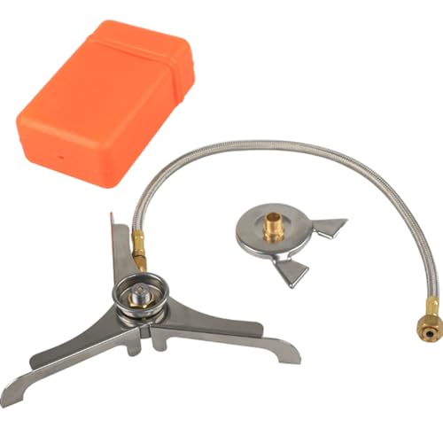 Kangnice Camp Stove Burners Adapter Outdoor Picnics Stove Burners Converter Long Cylinders Tanks Adapter Bottle Converter