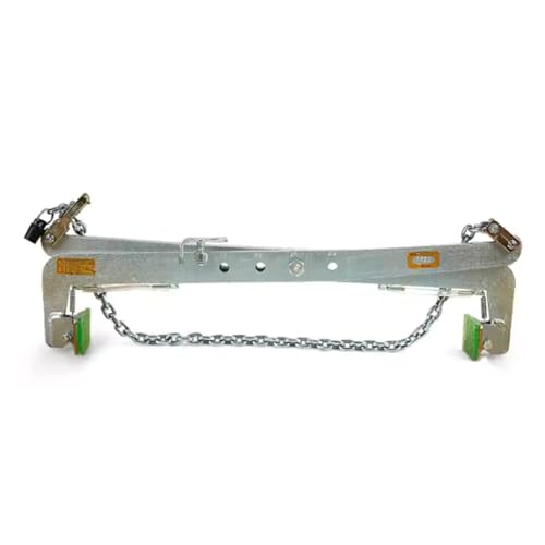 Abrazadera de elevación de piedra resistente con cadena, capacidad, protección de goma para levantar y transportar piedras y materiales pesados de forma segura