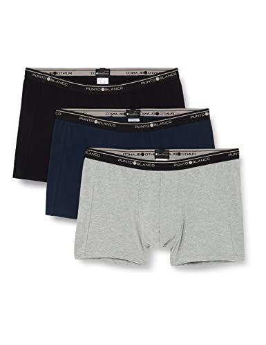 Punto Blanco Triplo Cerrado Basix Boxer, Multicolor(Multicolor595), XX-Large (Tamaño del Fabricante:60) (Pack de 3) para Hombre Cover