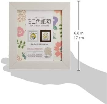 Amazon | 万丈 VANJOH ミニ色紙額 ホワイト 106040 [対応サイズ