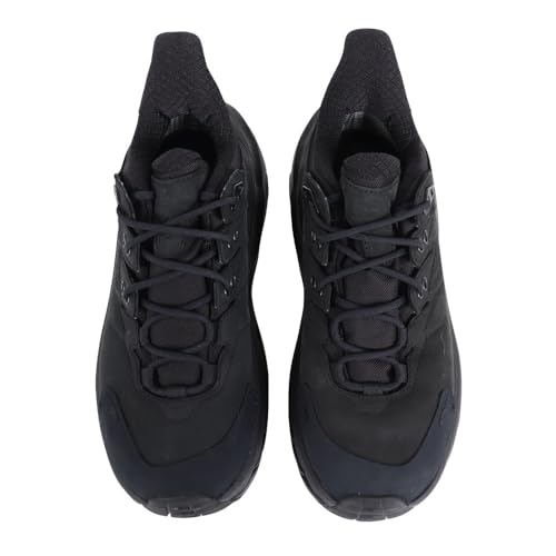 HOKA ONE ONE Womens Kaha 2 Low GTX Leather Synthetic Black Black Trainers 7.5 US2