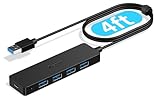 usb port kabel panjang 【Superspeed Datenübertragung】- Unterstützt USB 3.0 Übertragungsraten von bis zu 5 Gbit / s (10 Mal schneller als USB 2.0). Kann HD-Filme in Sekunden übertragen. ⚠ Hinweis: USB 3.0-Anschlüsse können nicht zum Aufladen von Handy oder anderen Geräten verwendet werden.