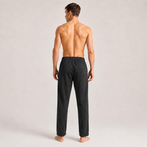 Image of Pepe Jeans Cotton Rich Solid Trackpant, Lounge Pant, Sportswear for Men - M (Pack of 2)