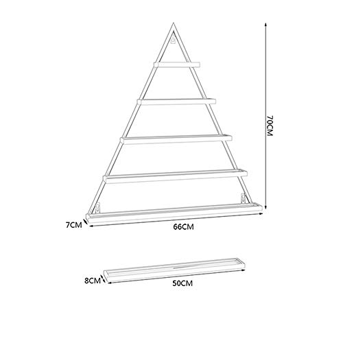 Expositor metálico de pared triangular para esmaltes de uñas y aceites esenciales 3