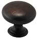 Cosmas® 4950ORB Oil Rubbed Bronze Cabinet Hardware Round Mushroom Knob - 1-1/4" Diameter
