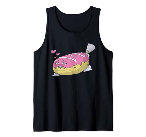 Divertido Lewd Pervertido Profano Adulto Broma Salacious Donut Pun Camiseta sin Mangas