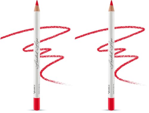 Image of Glam21 Loaded Lips Matte Lip Liner For Clean Contoured Lip | Creamy, Easy Slide Formula | Renders Perfect Pout & Long-Lasting | Waterproof | Transfer-Proof Matte Finish | One-Stroke Color Application | Non-Drying | Shade - 06 Charlotte Red