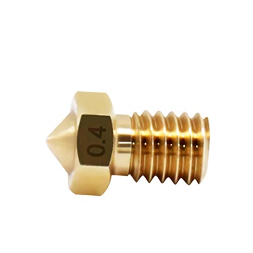 iplusmile 10pcs Printer Nozzle for Extruder Threaded Filament Mini Head Brass Nozzle for Printing Tools