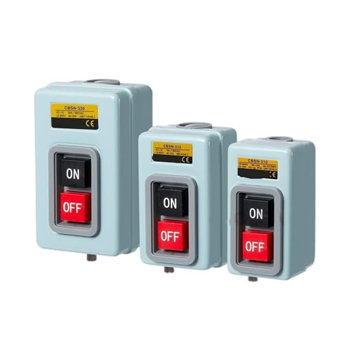Commande de moteur démarrage arrêt triphasé 3.7KW interrupteur BS216B robuste - 3