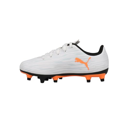 PUMA Kids Boys Rapido Iii Soccer Cleats Cleated, Firm Ground - White3