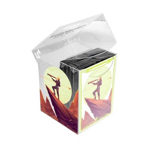 Ultra Pro Edge Of Eternities 100Ct Deck Protector Sleeves In Clear Box Key Character Mythic For Magic: The Gathering