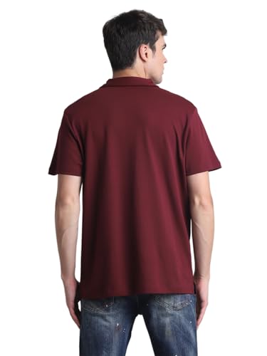 Image of Jack & Jones Polo Collar Slim Fit Pure Cotton T-Shirt