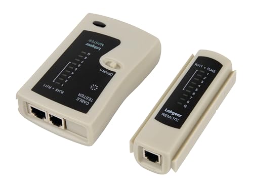 Labgear Network Cable Tester, RJ45 Ethernet & Phone Cable Tester for UTP/FTP, RJ11/RJ12, Cat 5e Networks, black - Image 2