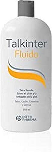Talkinter 179796.4 - Vloeibare talk voor roodheid, irritatie of eczeem, Parabenvrij, 250ml