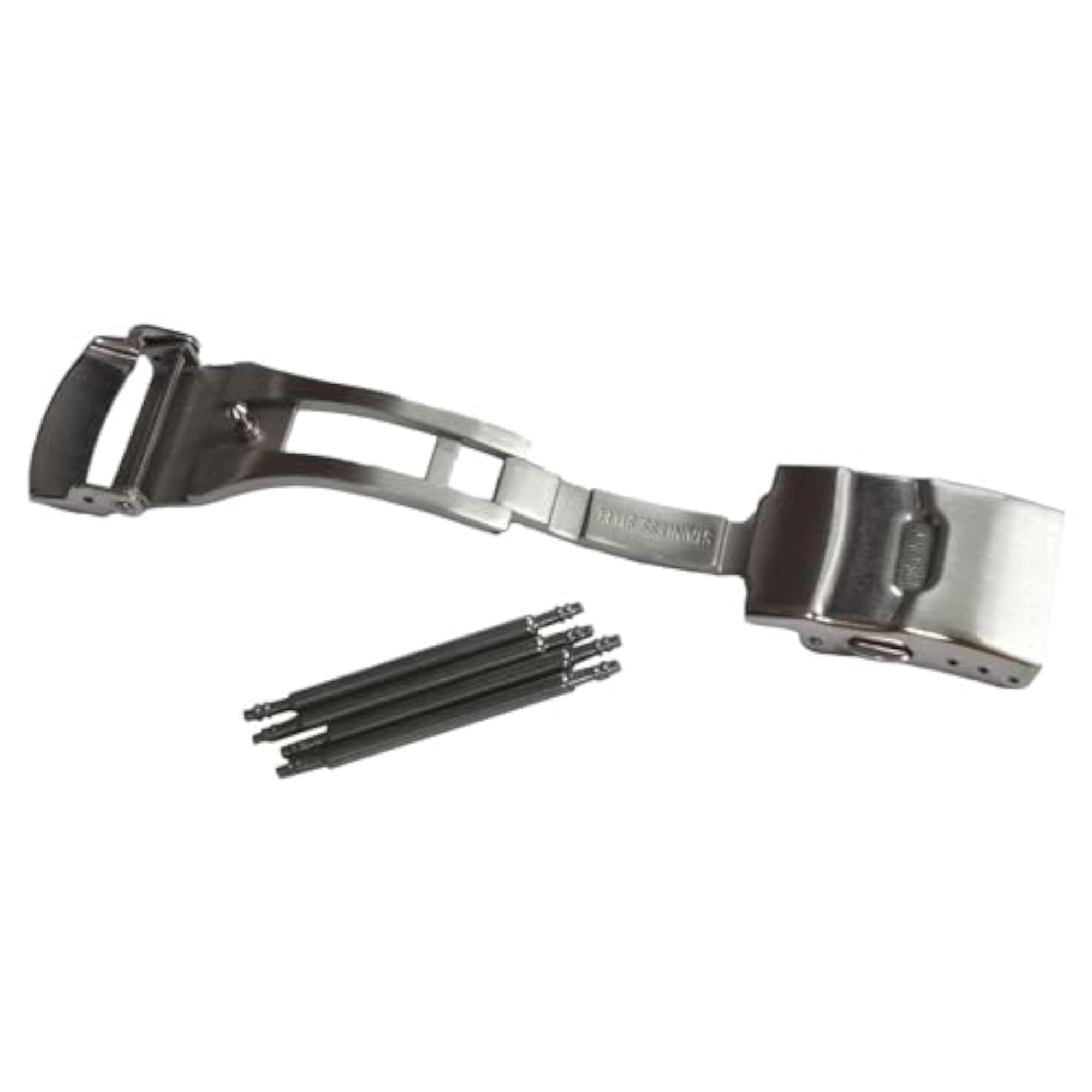 Watch Band Clasp Safety Milled Clasp